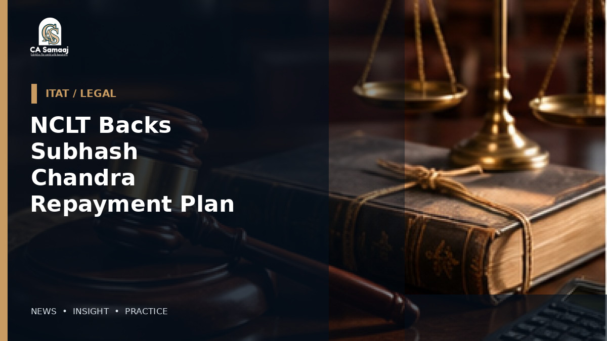 NCLT Backs Subhash Chandra Repayment Plan