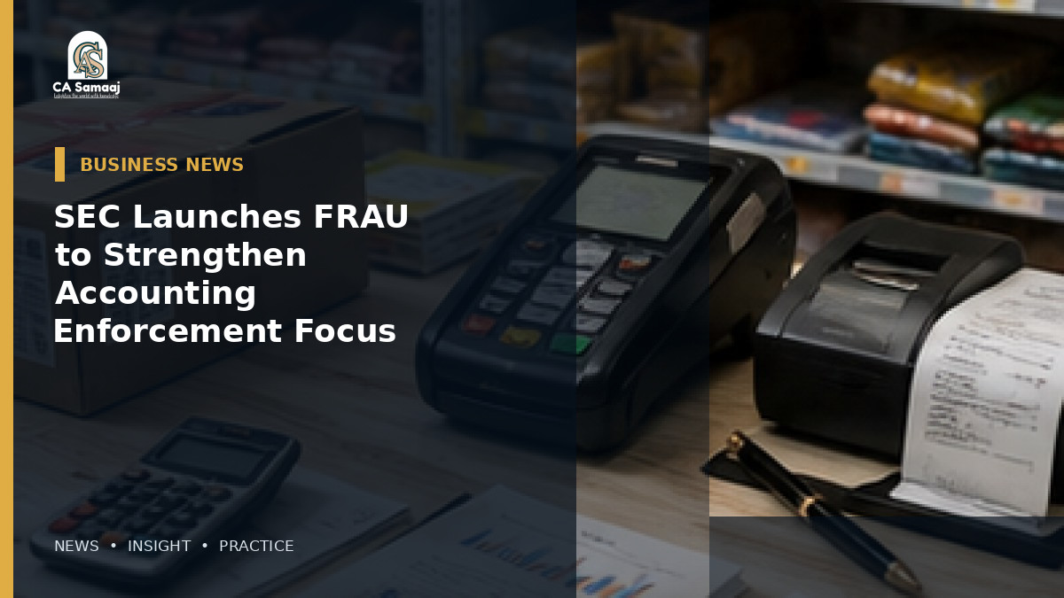SEC Launches FRAU to Strengthen Accounting Enforcement Focus