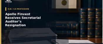 Apollo Finvest Receives Secretarial Auditor’s Resignation