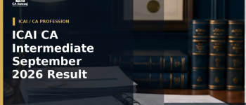 ICAI CA Intermediate September 2026 Result