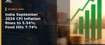 India September 2026 CPI Inflation Rises to 5.54%; Food Hits 7.74%