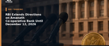 RBI Extends Directions on Amanath Co-operative Bank Until December 12, 2026
