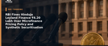 RBI Fines Hinduja Leyland Finance ₹6.20 Lakh Over Microfinance Pricing Policy and Synthetic Securitisation