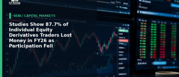SEBI: Studies Show 87.7% of Individual Equity Derivatives Traders Lost Money in FY26 as Participation Fell